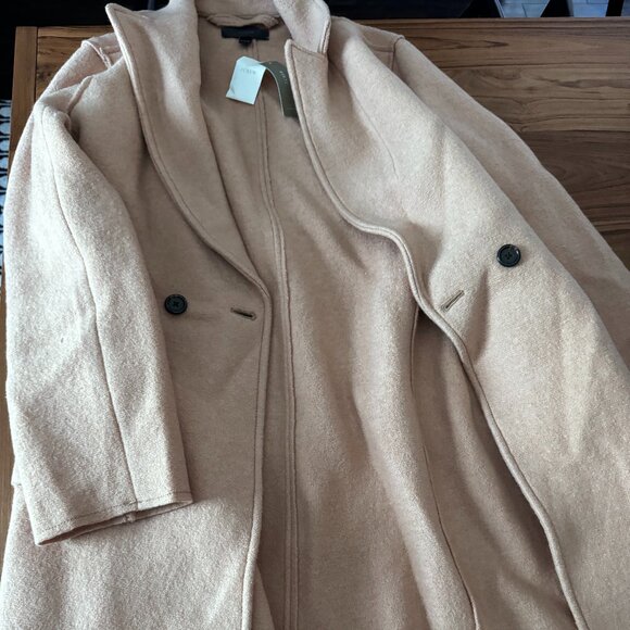 NWT J Crew Daphne topcoat in Heather Camel - Picture 2 of 2
